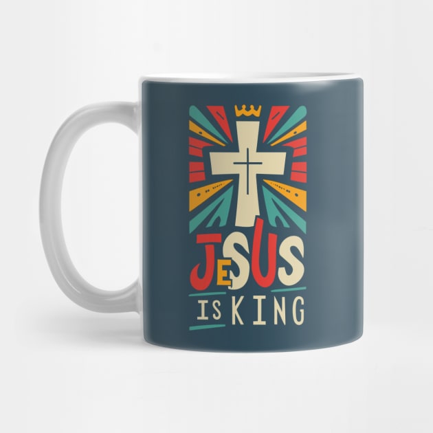 Jesus is King - Christian Quote by Art-Jiyuu